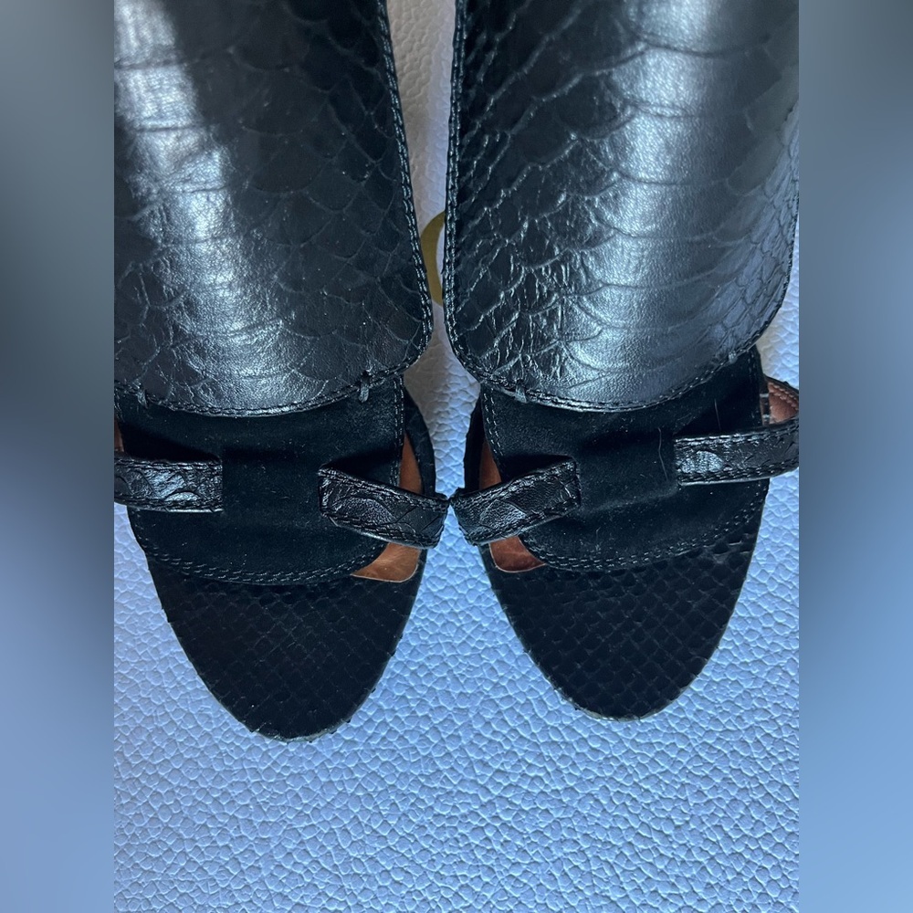 GIVENCHY sandal style black heels size 37 🎩🍾 - Picture 6 of 9
